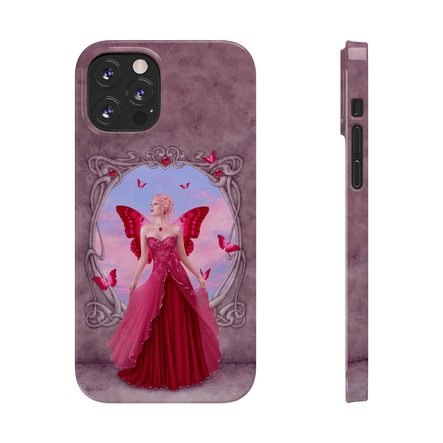 Phone Case - Ruby Birthstone Fairy
