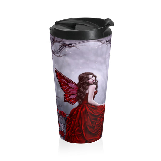 Travel Mug - Winter Rose