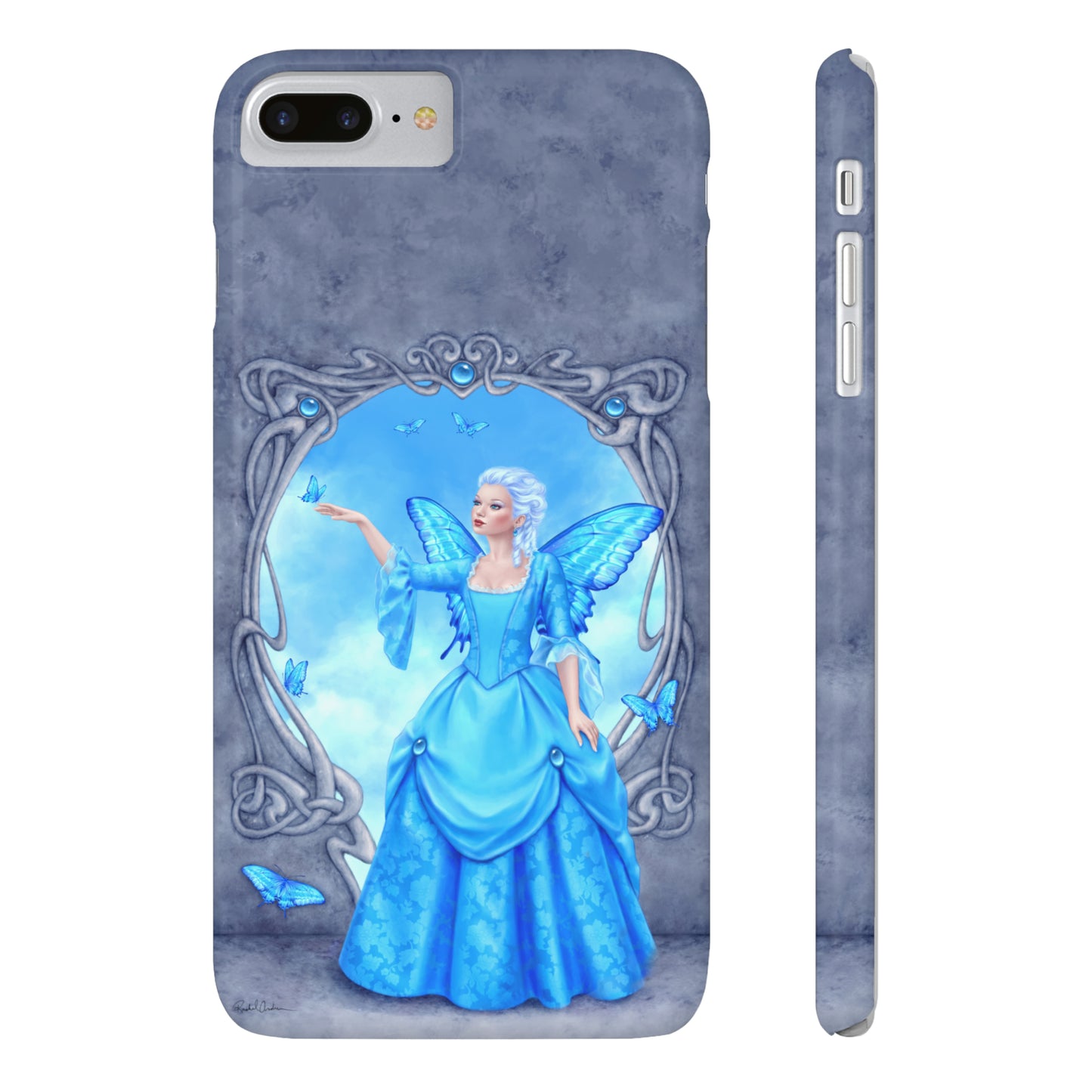 Phone Case - Blue Topaz Birthstone Fairy