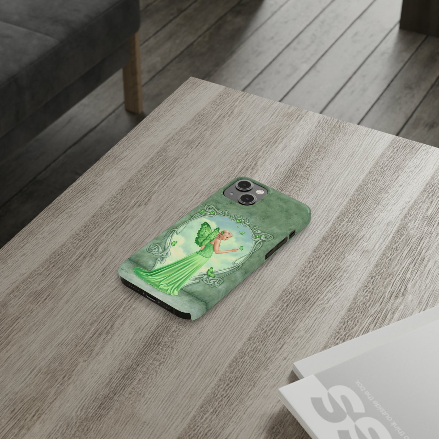 Phone Case - Peridot Birthstone Fairy