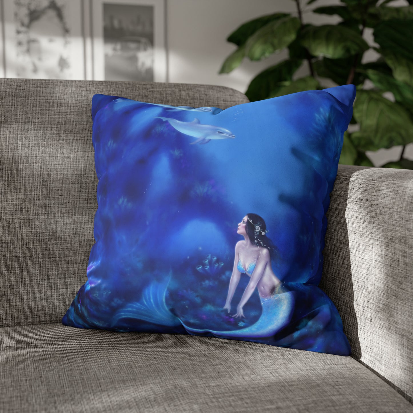 Throw Pillow Cover - Ultramarine