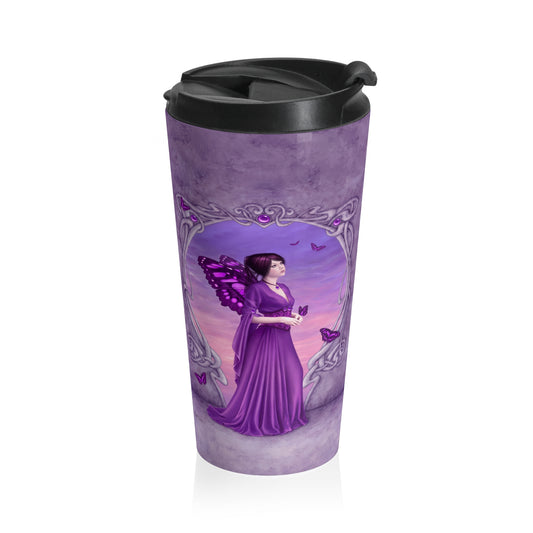 Travel Mug - Birthstones - Amethyst