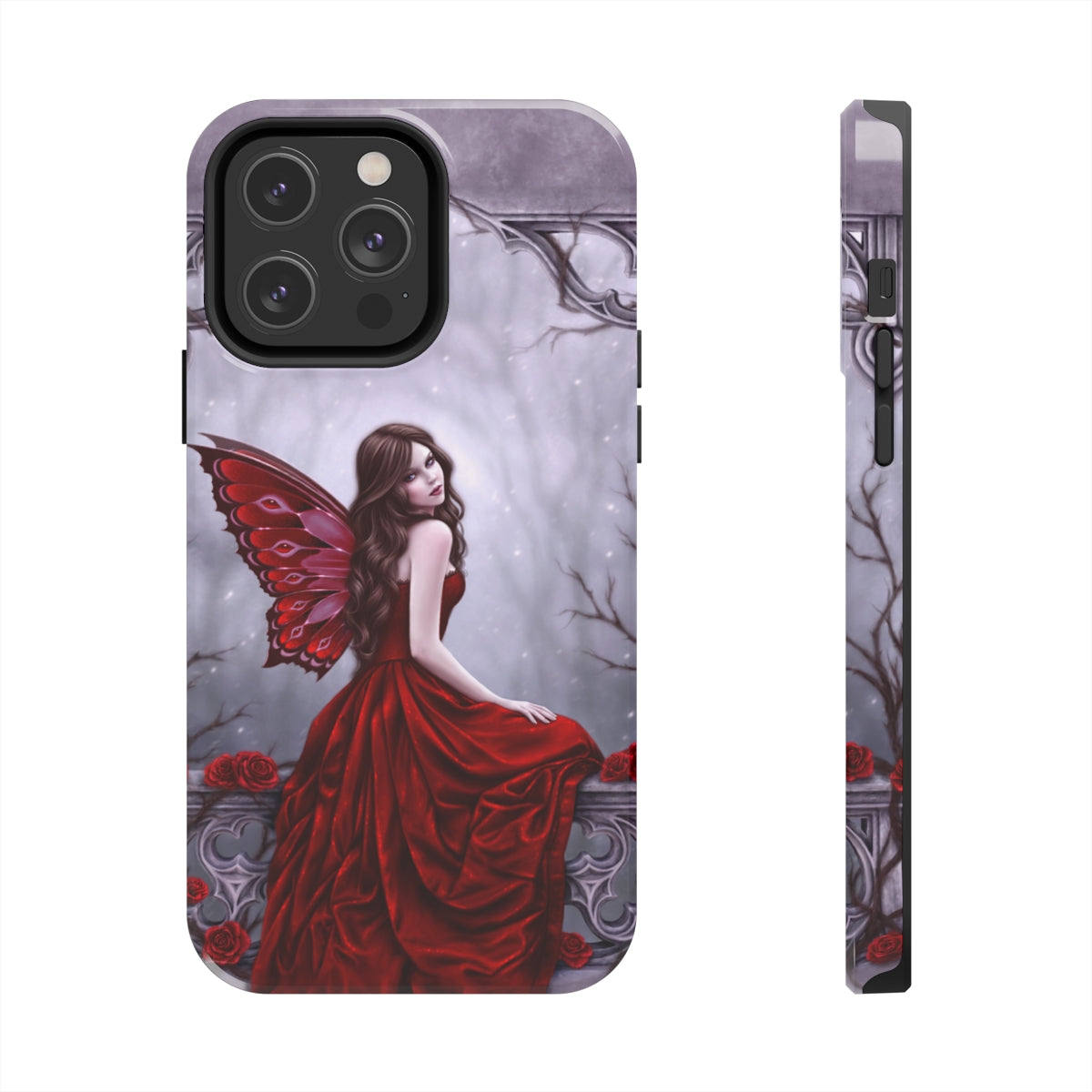 Tough Phone Case - Winter Rose