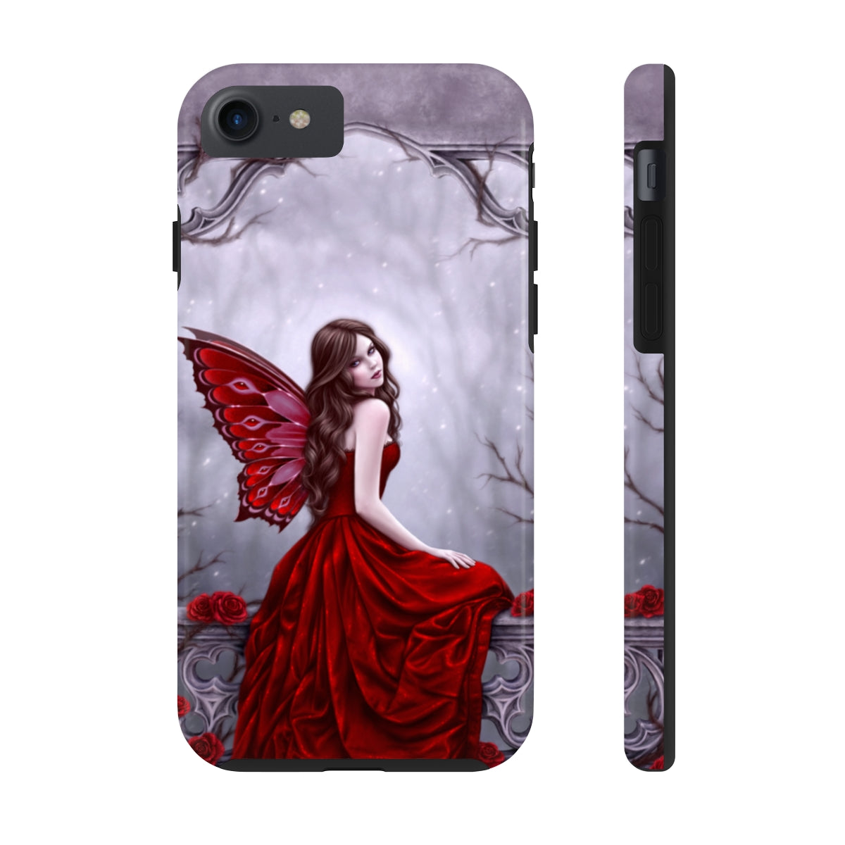 Tough Phone Case - Winter Rose