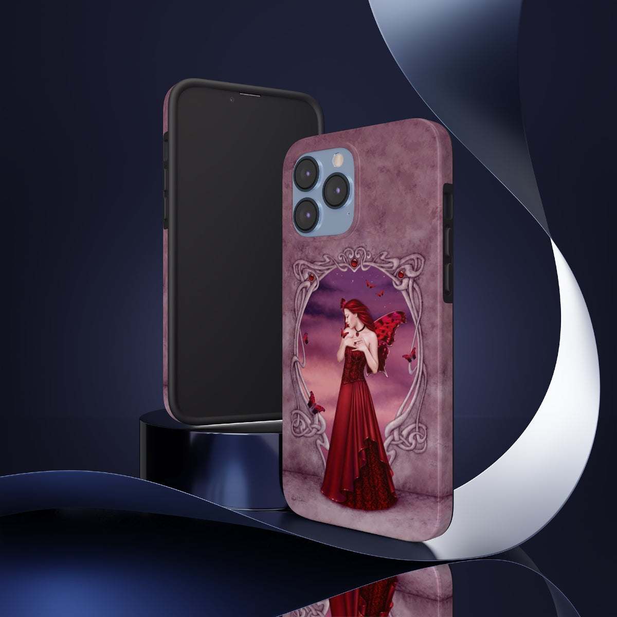 Tough Phone Case - Garnet Birthstone Fairy