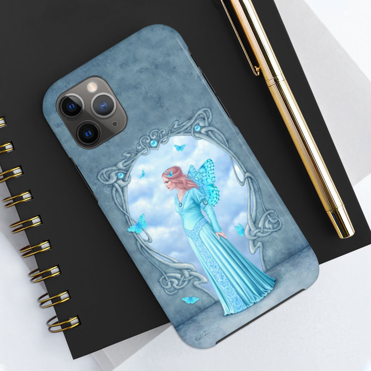 Tough Phone Case - Aquamarine Birthstone Fairy