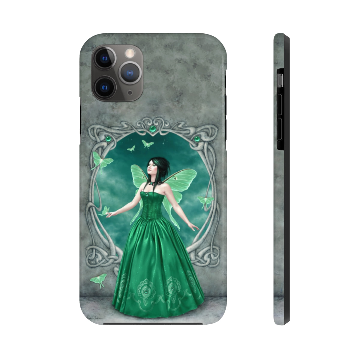 Tough Phone Case - Emerald Birthstone Fairy