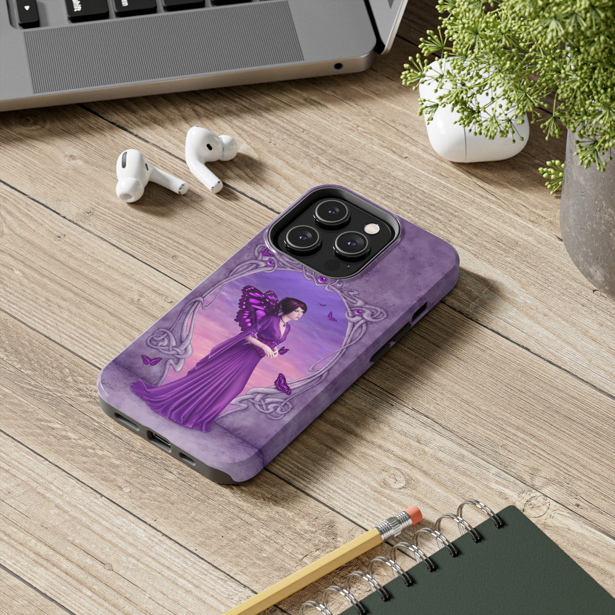 Tough Phone Case - Amethyst Birthstone Fairy