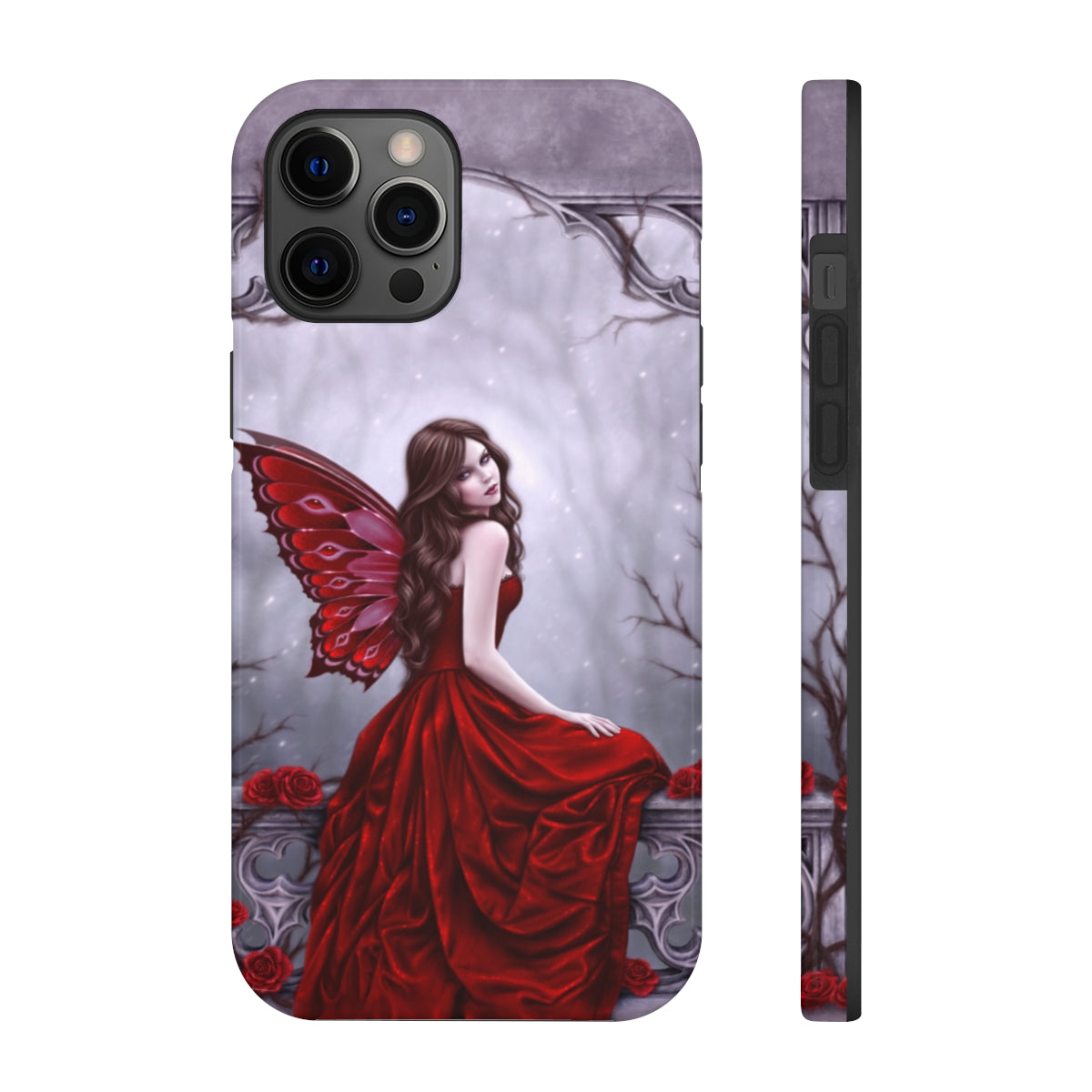 Tough Phone Case - Winter Rose