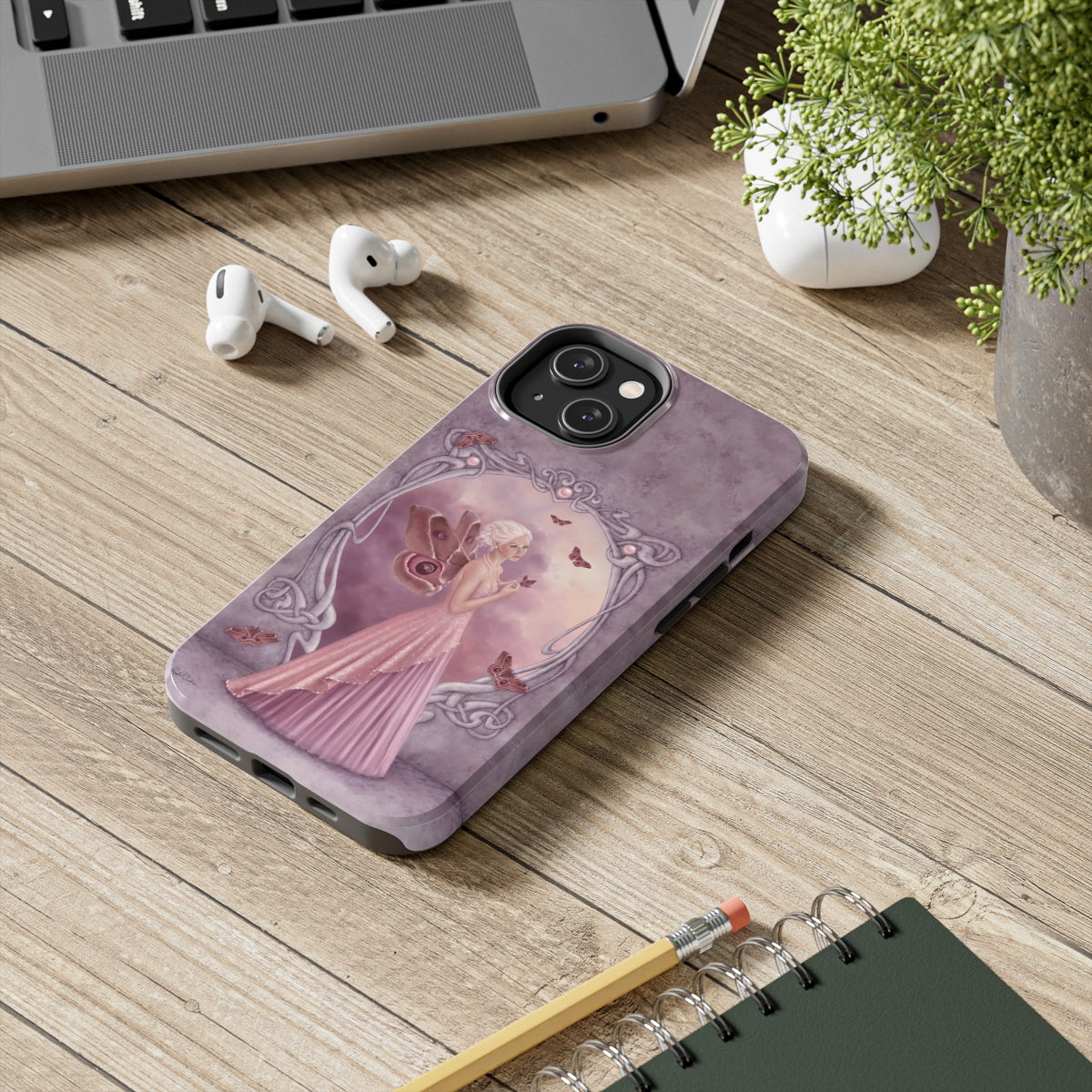 Tough Phone Case - Pearl Birthstone Fairy