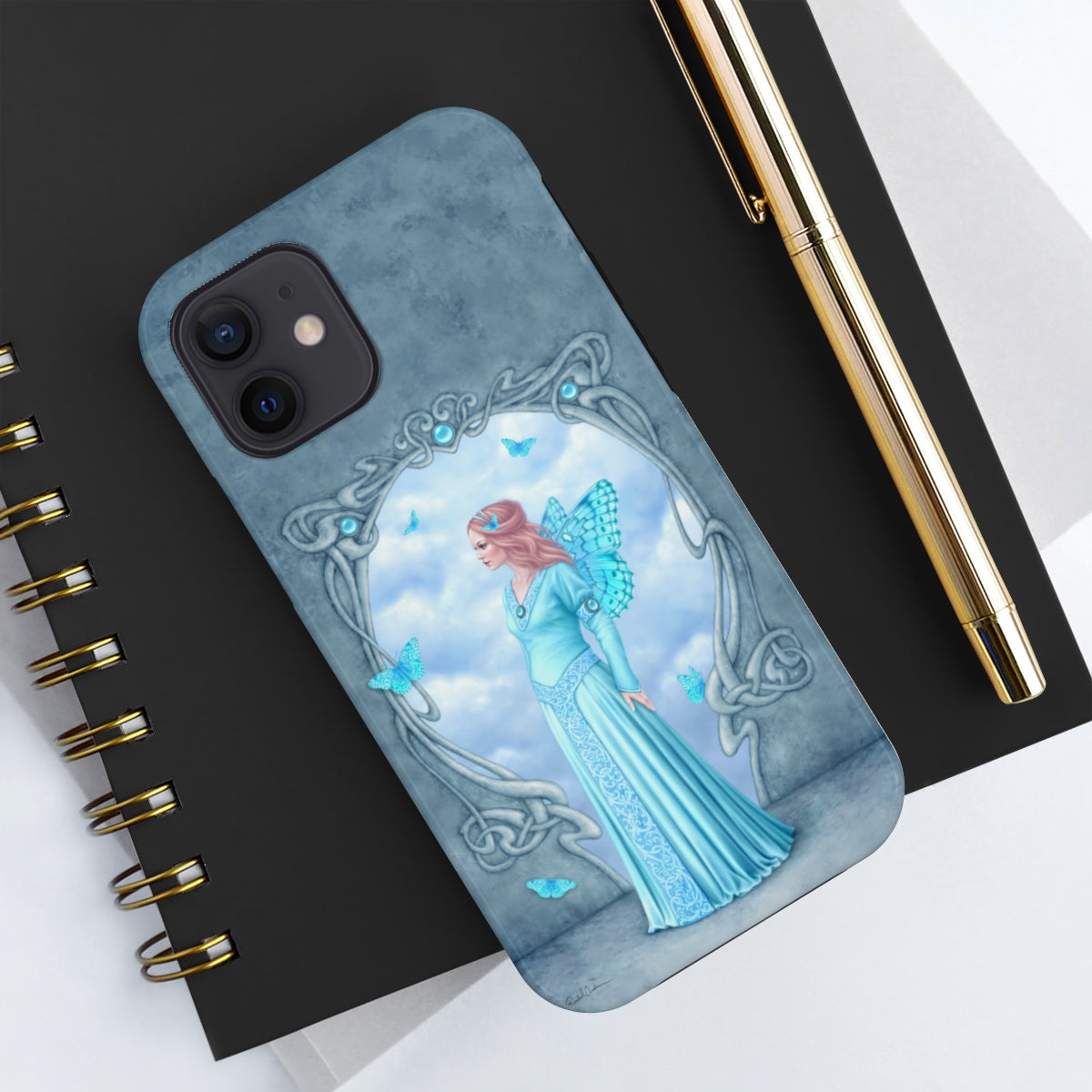 Tough Phone Case - Aquamarine Birthstone Fairy