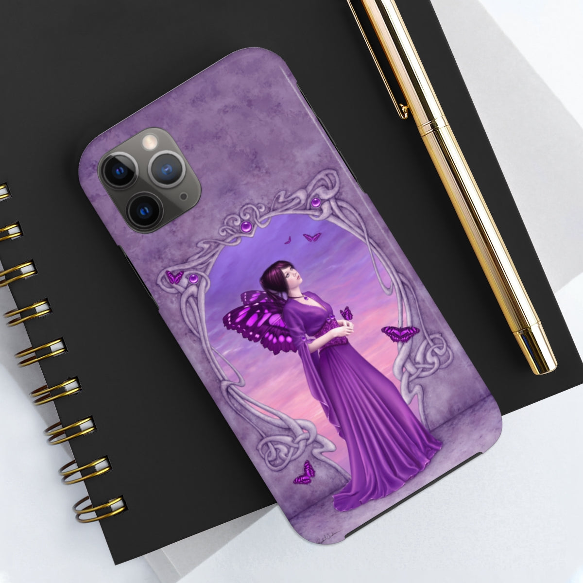 Tough Phone Case - Amethyst Birthstone Fairy