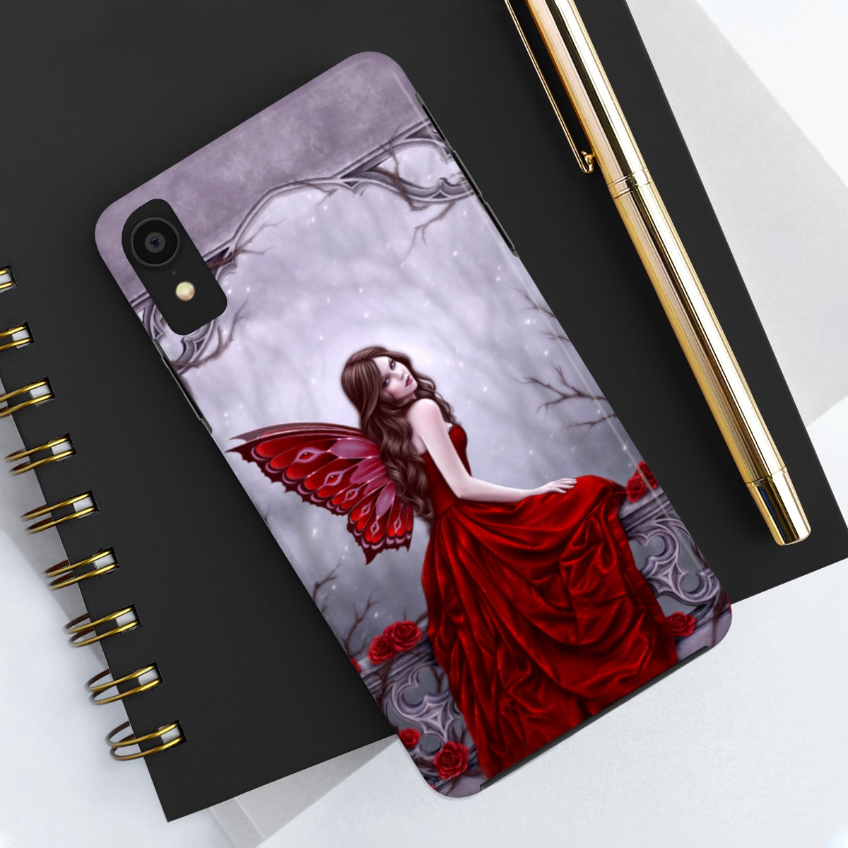 Tough Phone Case - Winter Rose