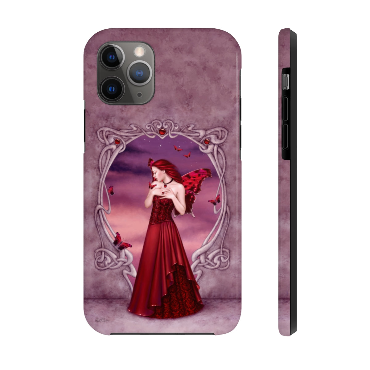 Tough Phone Case - Garnet Birthstone Fairy