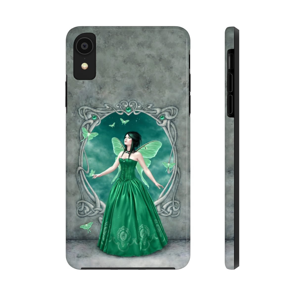 Tough Phone Case - Emerald Birthstone Fairy
