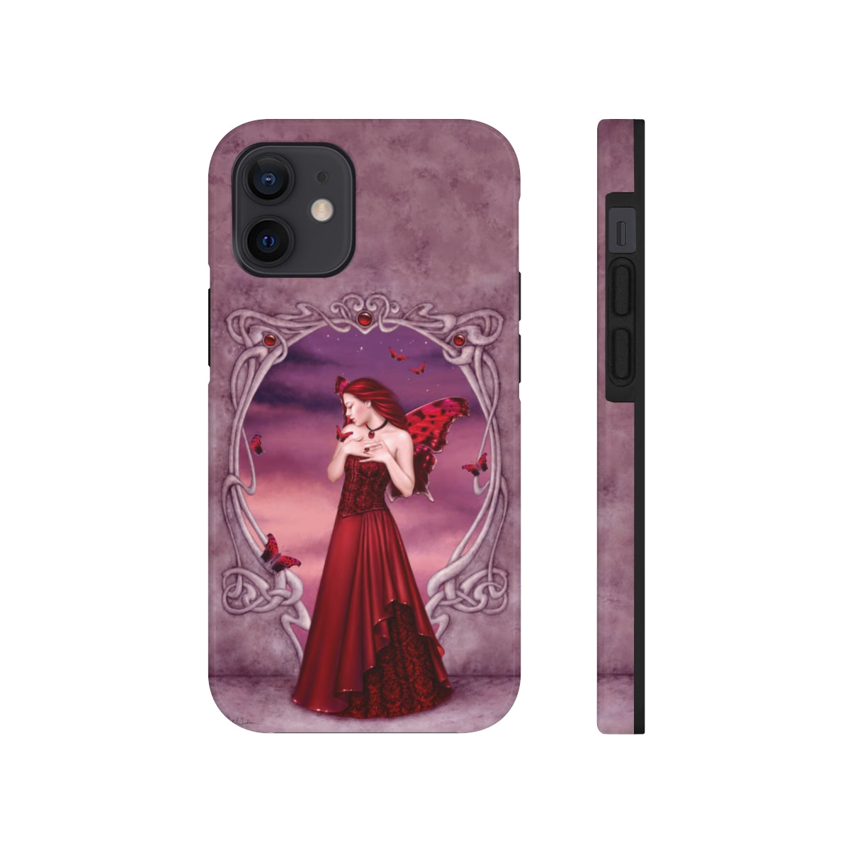 Tough Phone Case - Garnet Birthstone Fairy