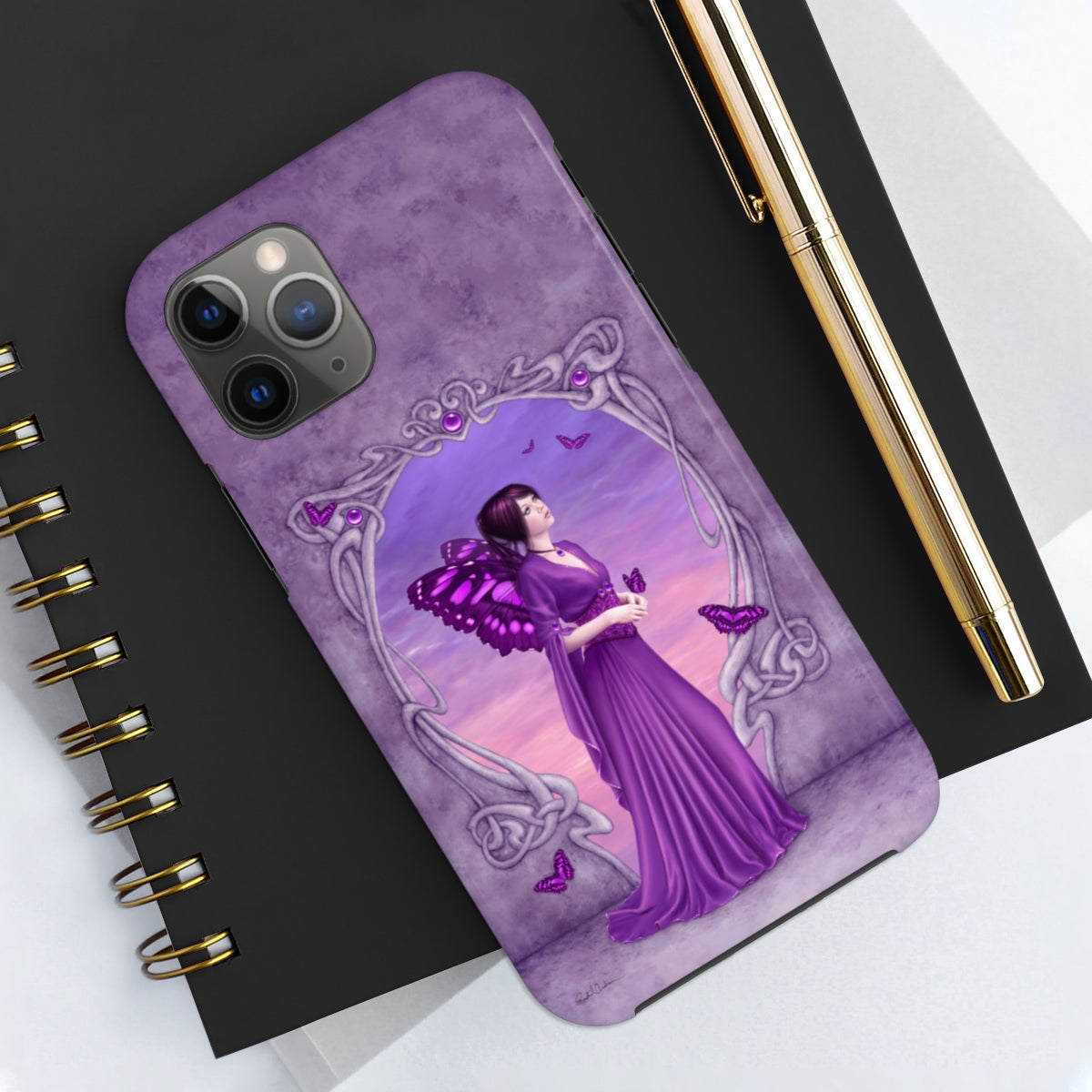 Tough Phone Case - Amethyst Birthstone Fairy