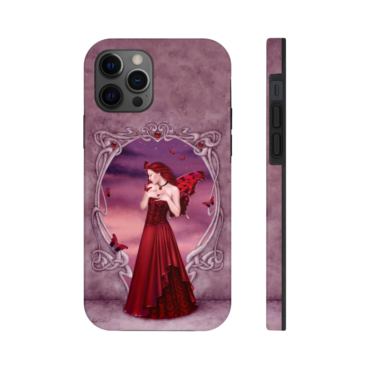 Tough Phone Case - Garnet Birthstone Fairy