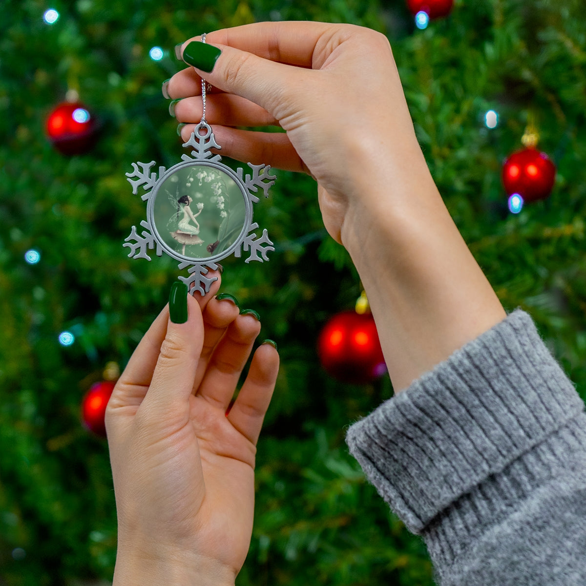 Snowflake Ornament - Lily of the Valley