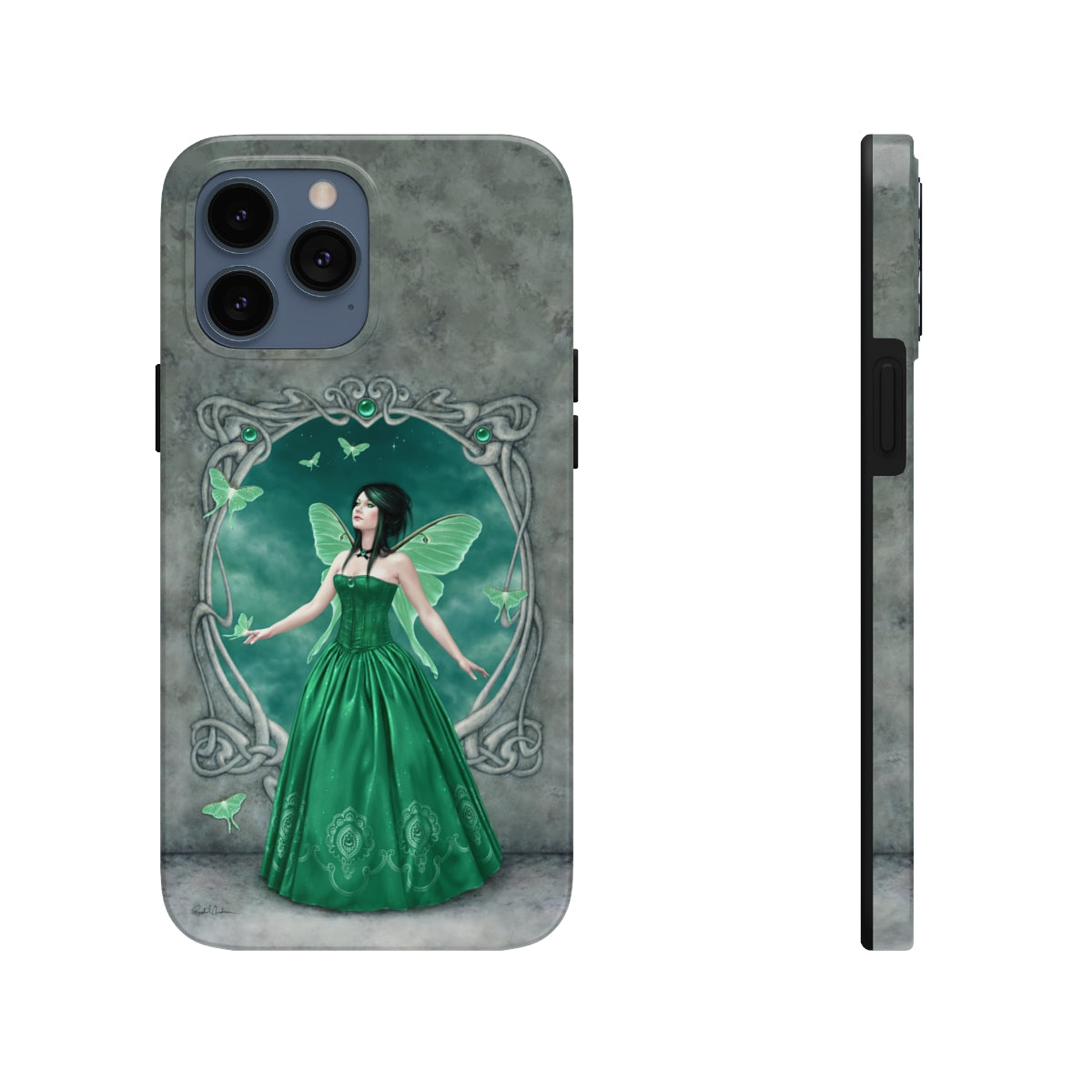 Tough Phone Case - Emerald Birthstone Fairy