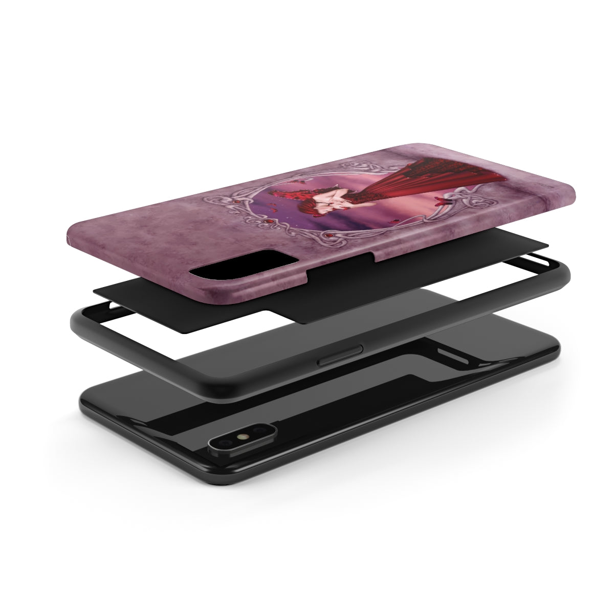 Tough Phone Case - Garnet Birthstone Fairy