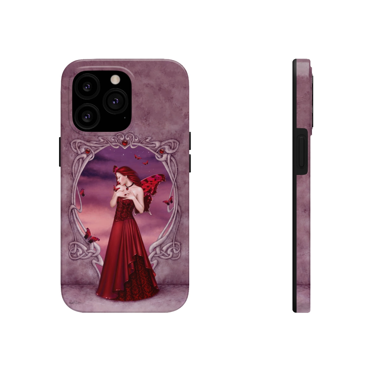 Tough Phone Case - Garnet Birthstone Fairy