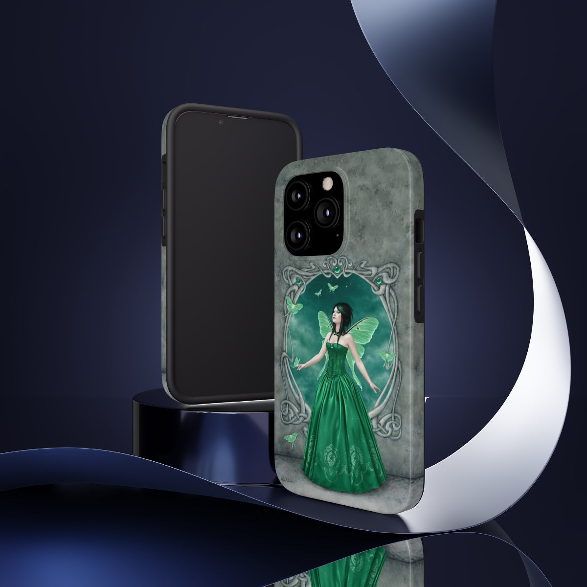Tough Phone Case - Emerald Birthstone Fairy