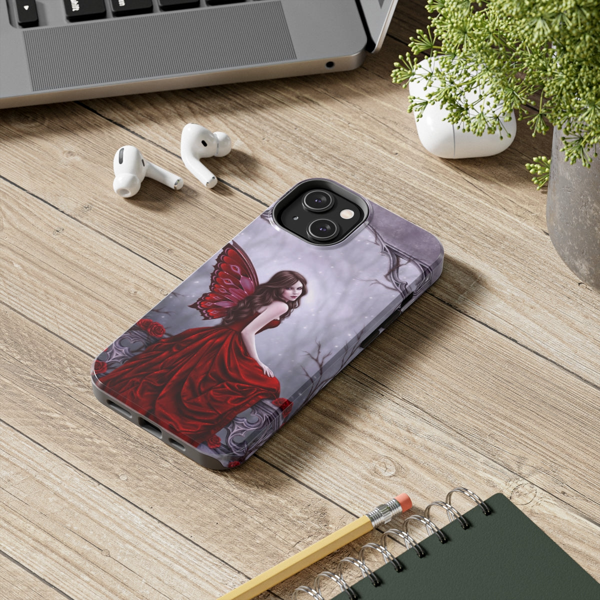 Tough Phone Case - Winter Rose