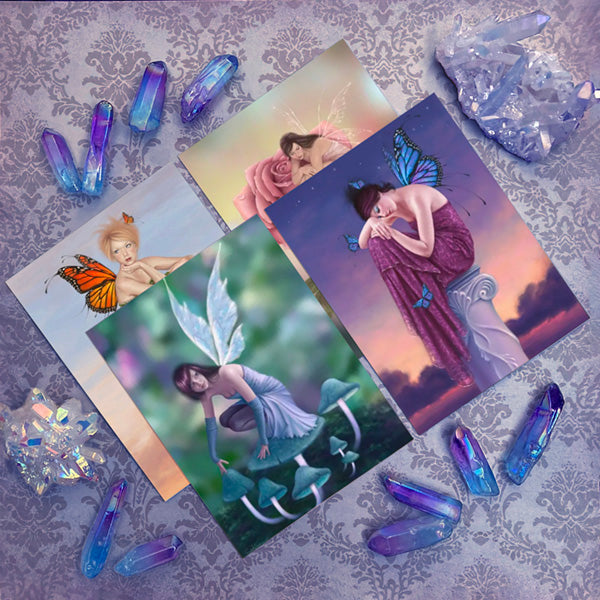 Fairies Set of 4 Postcards