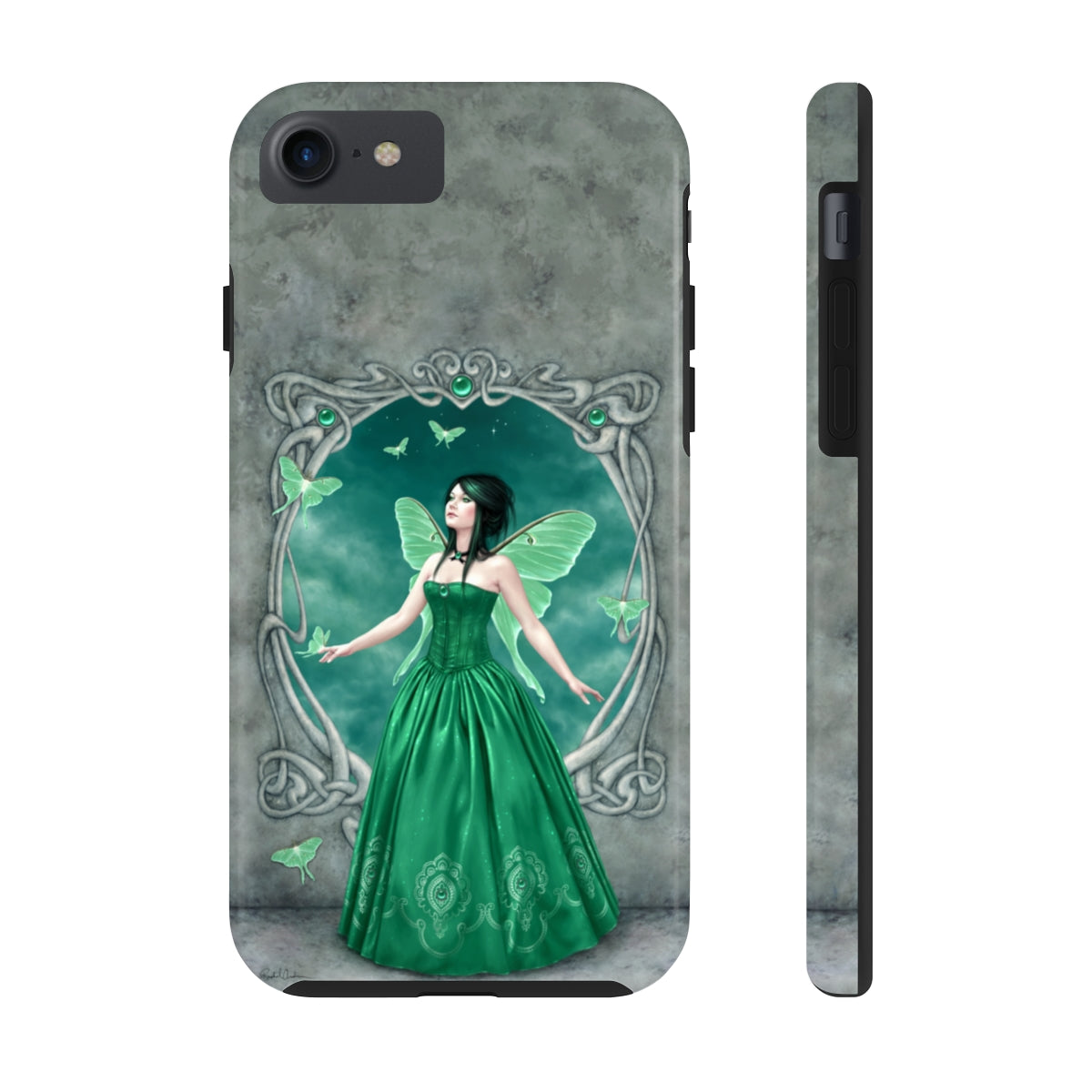 Tough Phone Case - Emerald Birthstone Fairy