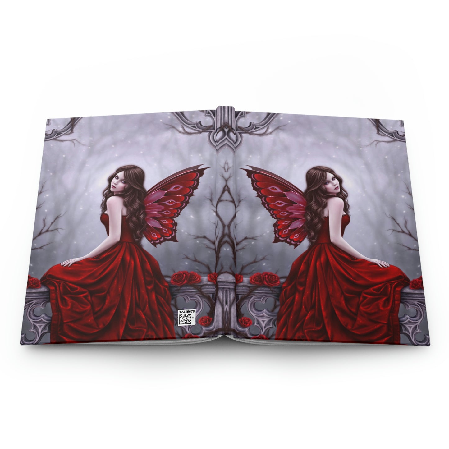 Hardcover Journal - Winter Rose
