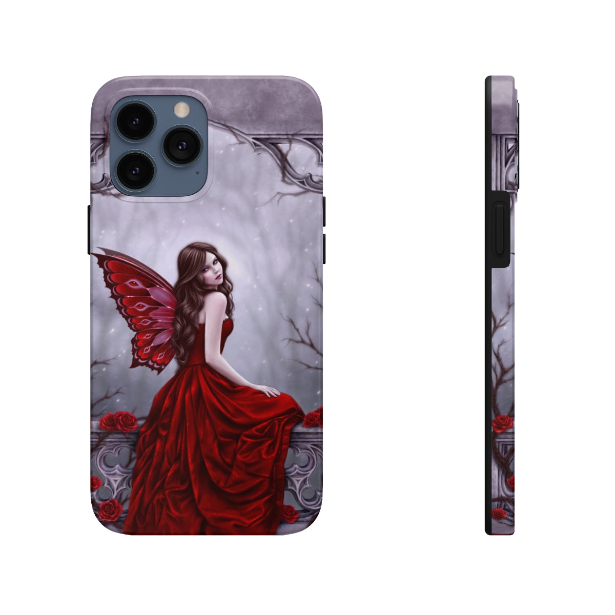 Tough Phone Case - Winter Rose