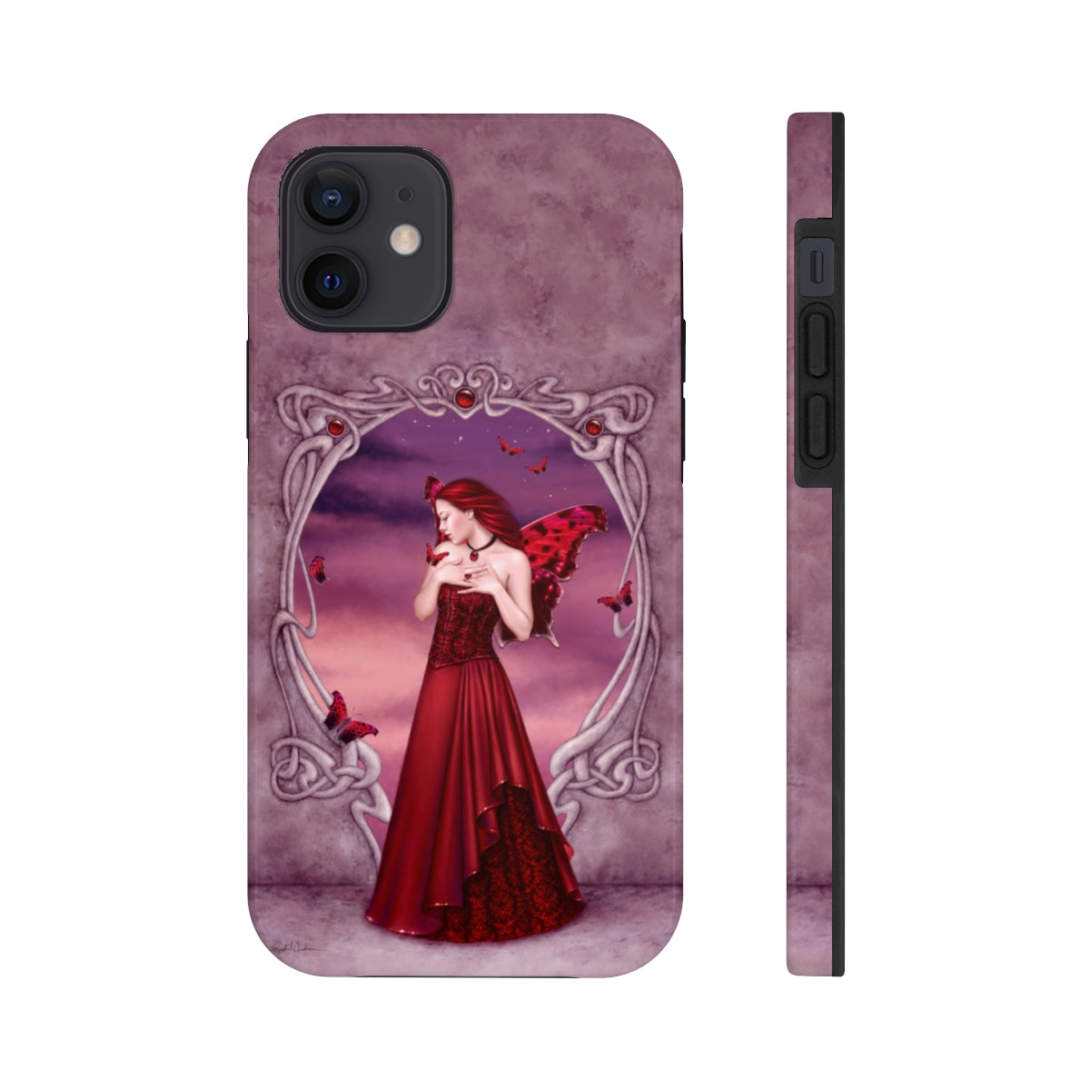 Tough Phone Case - Garnet Birthstone Fairy