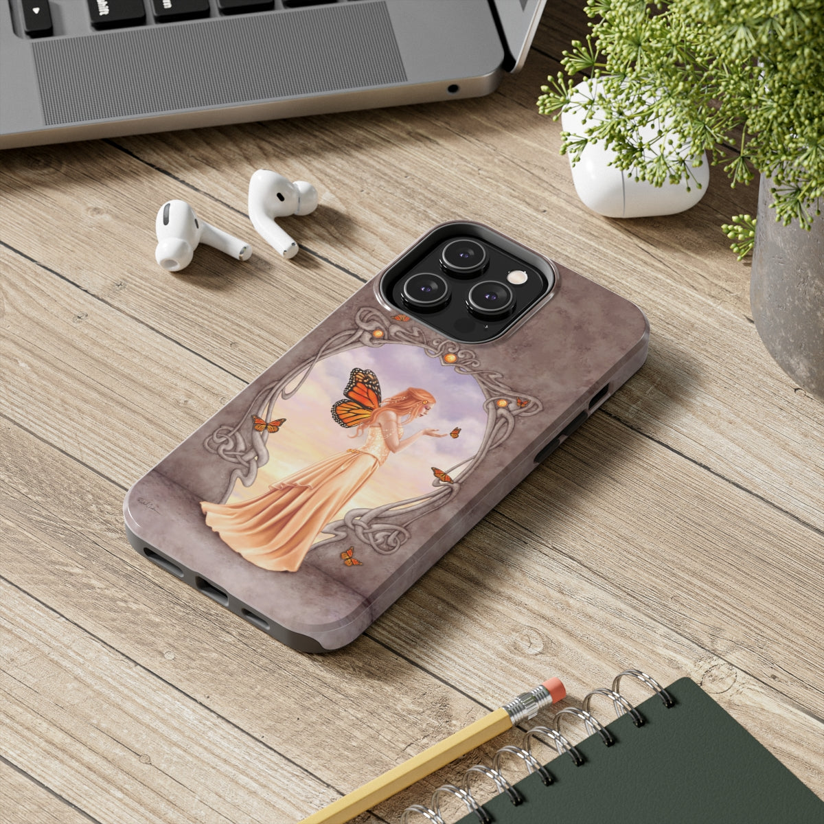 Tough Phone Case - Citrine Birthstone Fairy