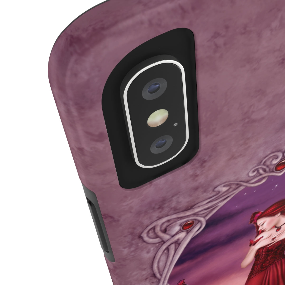 Tough Phone Case - Garnet Birthstone Fairy