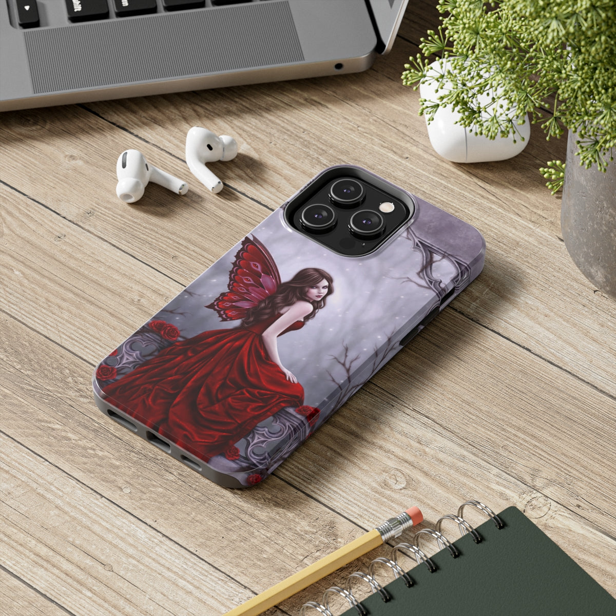 Tough Phone Case - Winter Rose