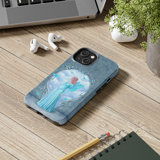 Tough Phone Case - Aquamarine Birthstone Fairy
