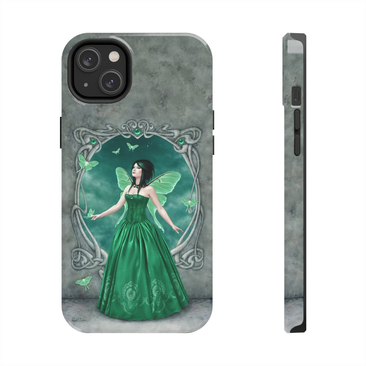 Tough Phone Case - Emerald Birthstone Fairy