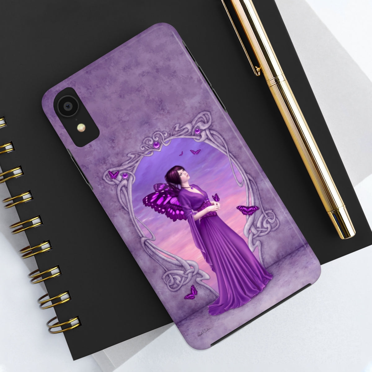 Tough Phone Case - Amethyst Birthstone Fairy