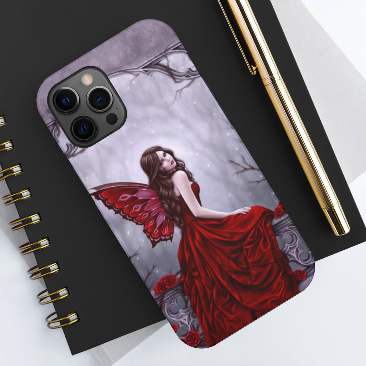 Tough Phone Case - Winter Rose