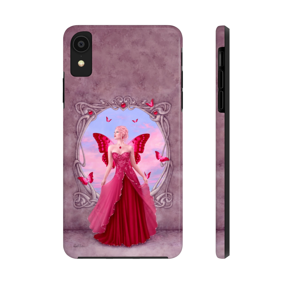 Tough Phone Case - Ruby Birthstone Fairy
