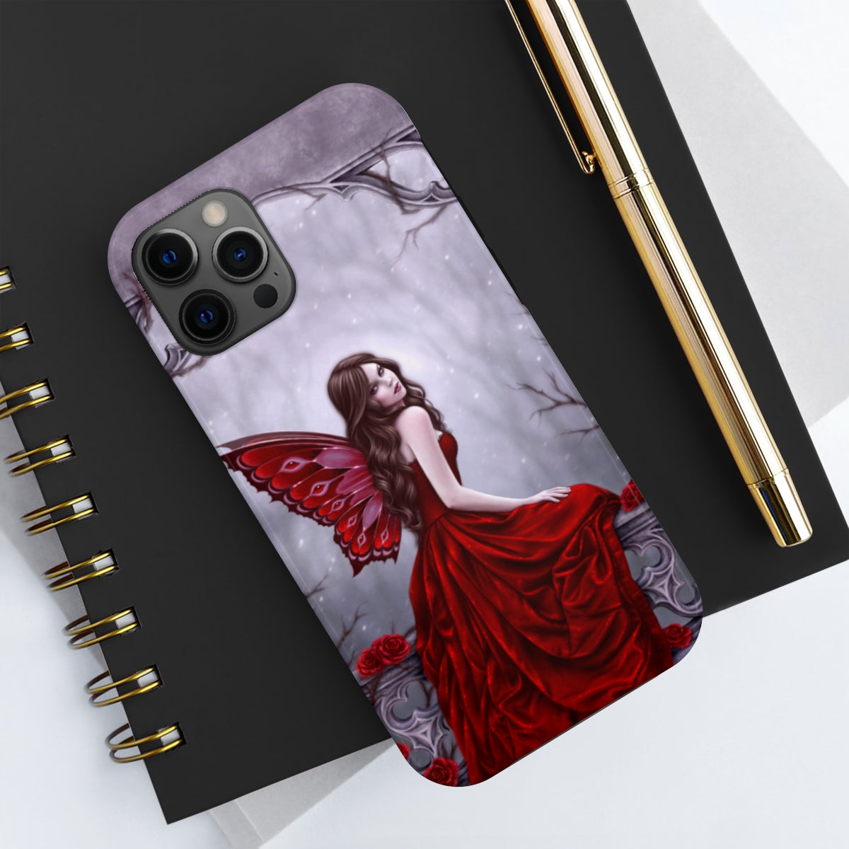 Tough Phone Case - Winter Rose