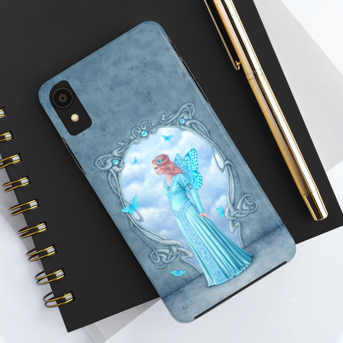 Tough Phone Case - Aquamarine Birthstone Fairy