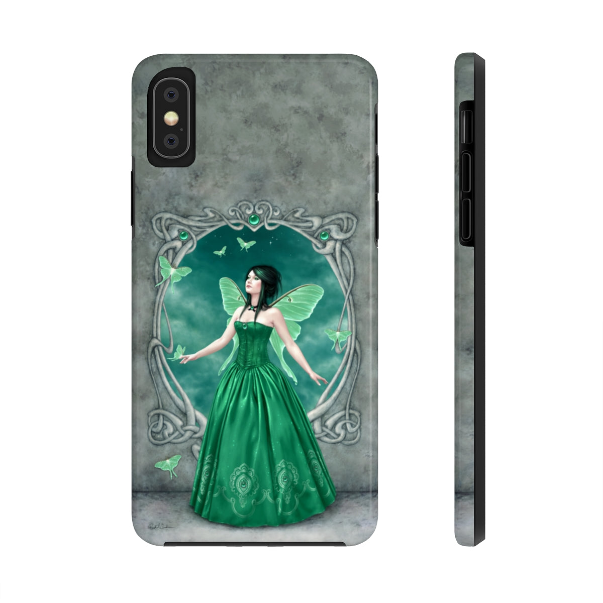Tough Phone Case - Emerald Birthstone Fairy