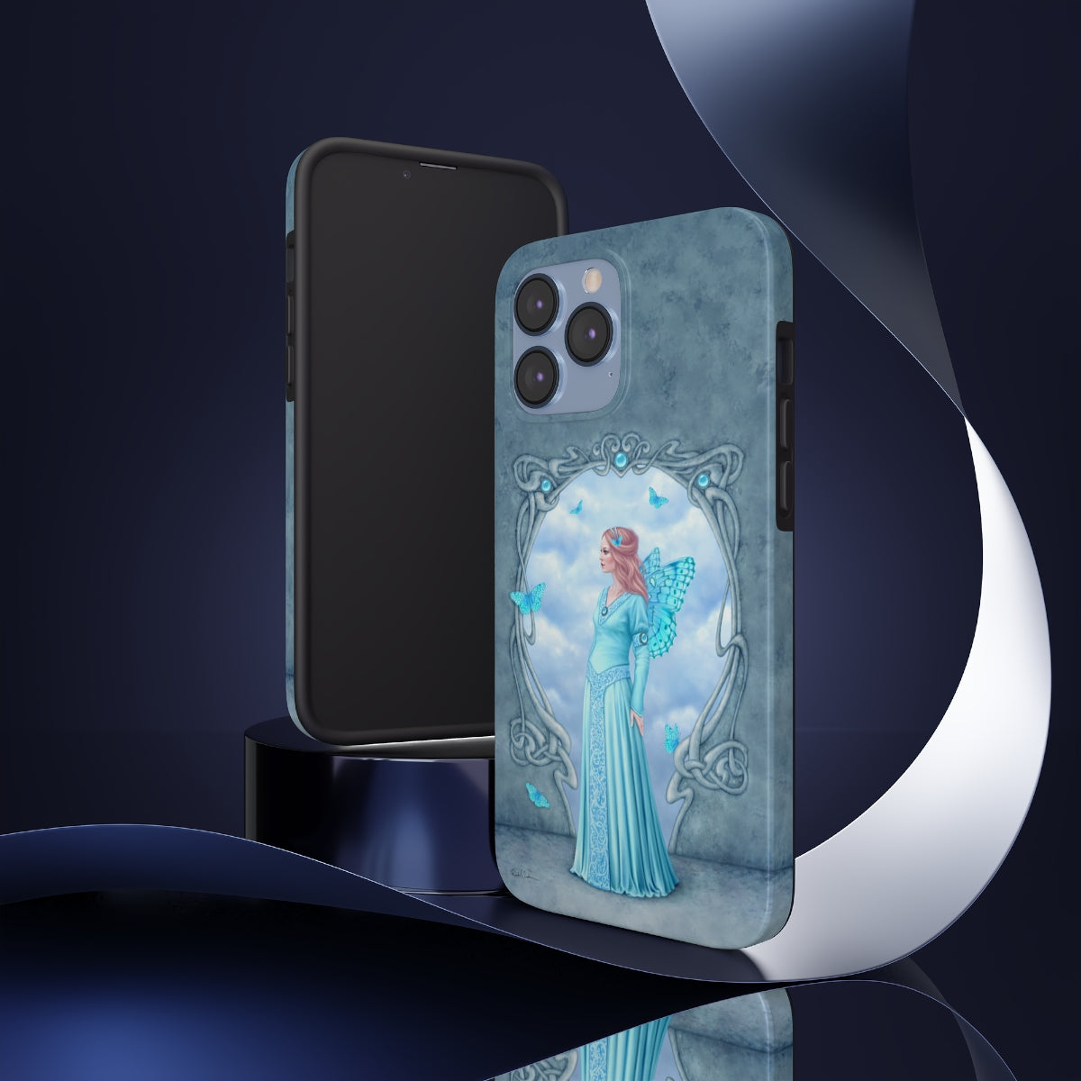 Tough Phone Case - Aquamarine Birthstone Fairy