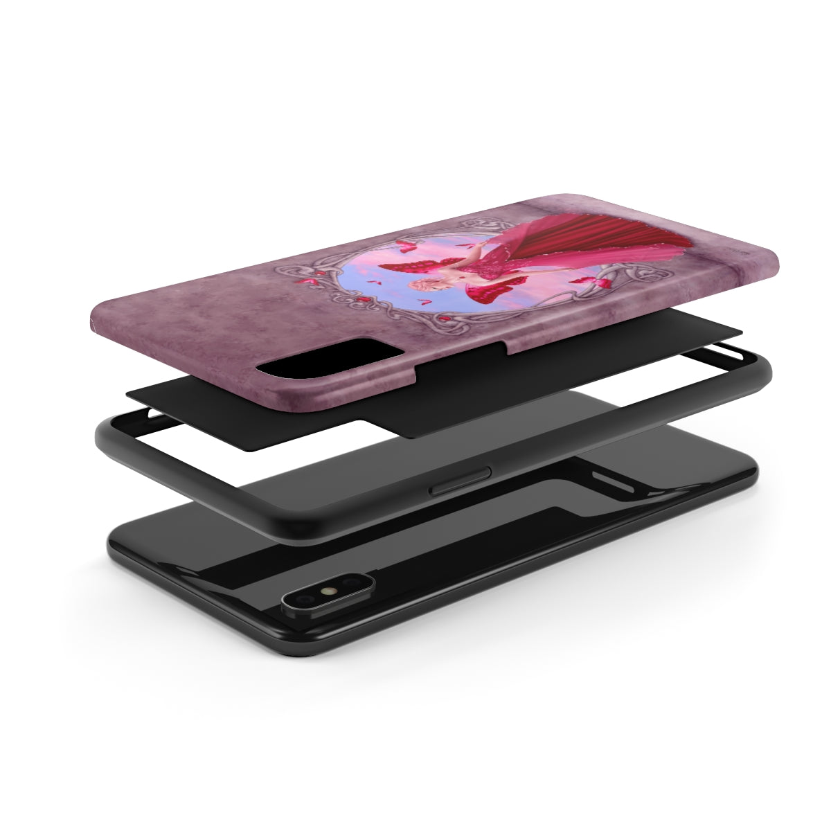 Tough Phone Case - Ruby Birthstone Fairy