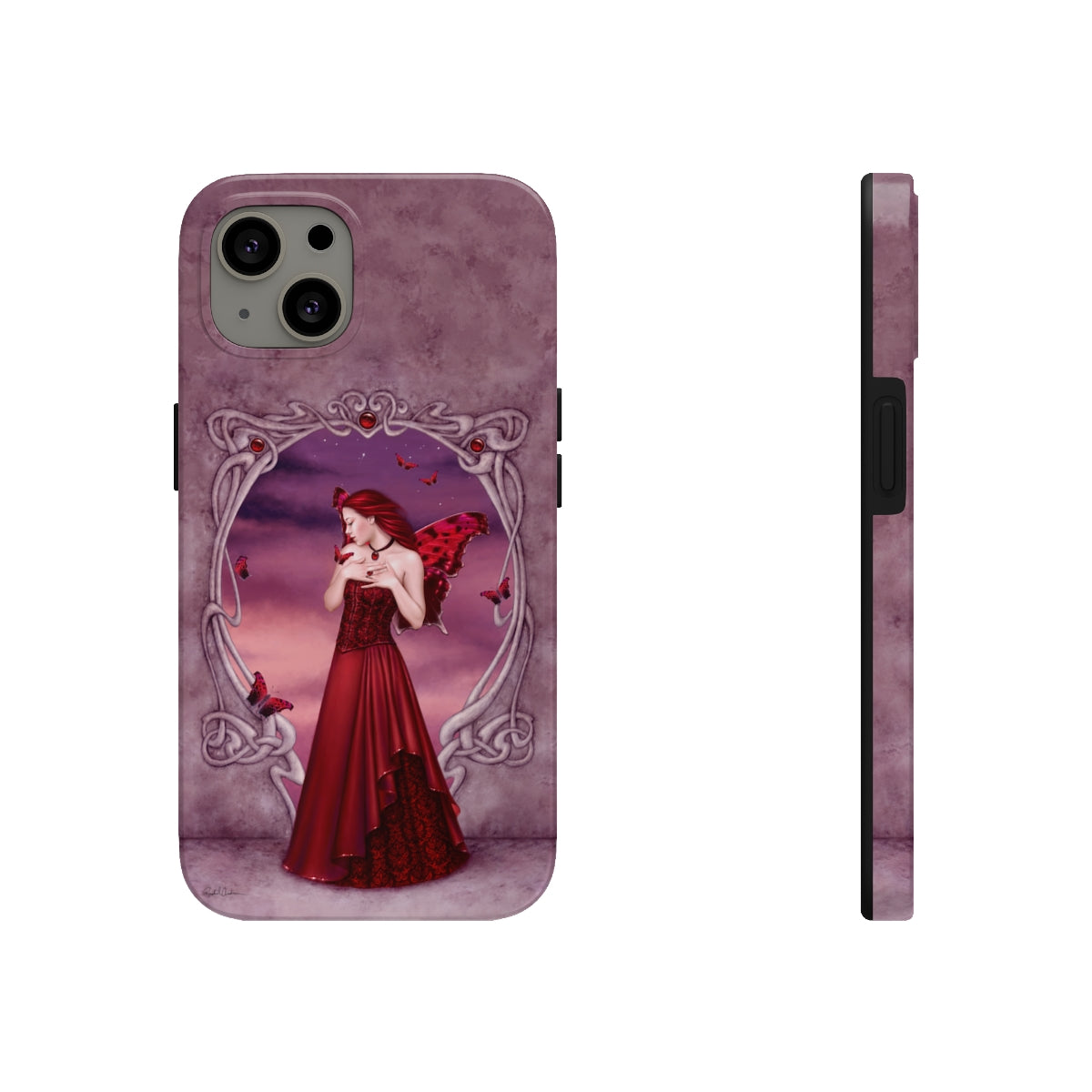 Tough Phone Case - Garnet Birthstone Fairy