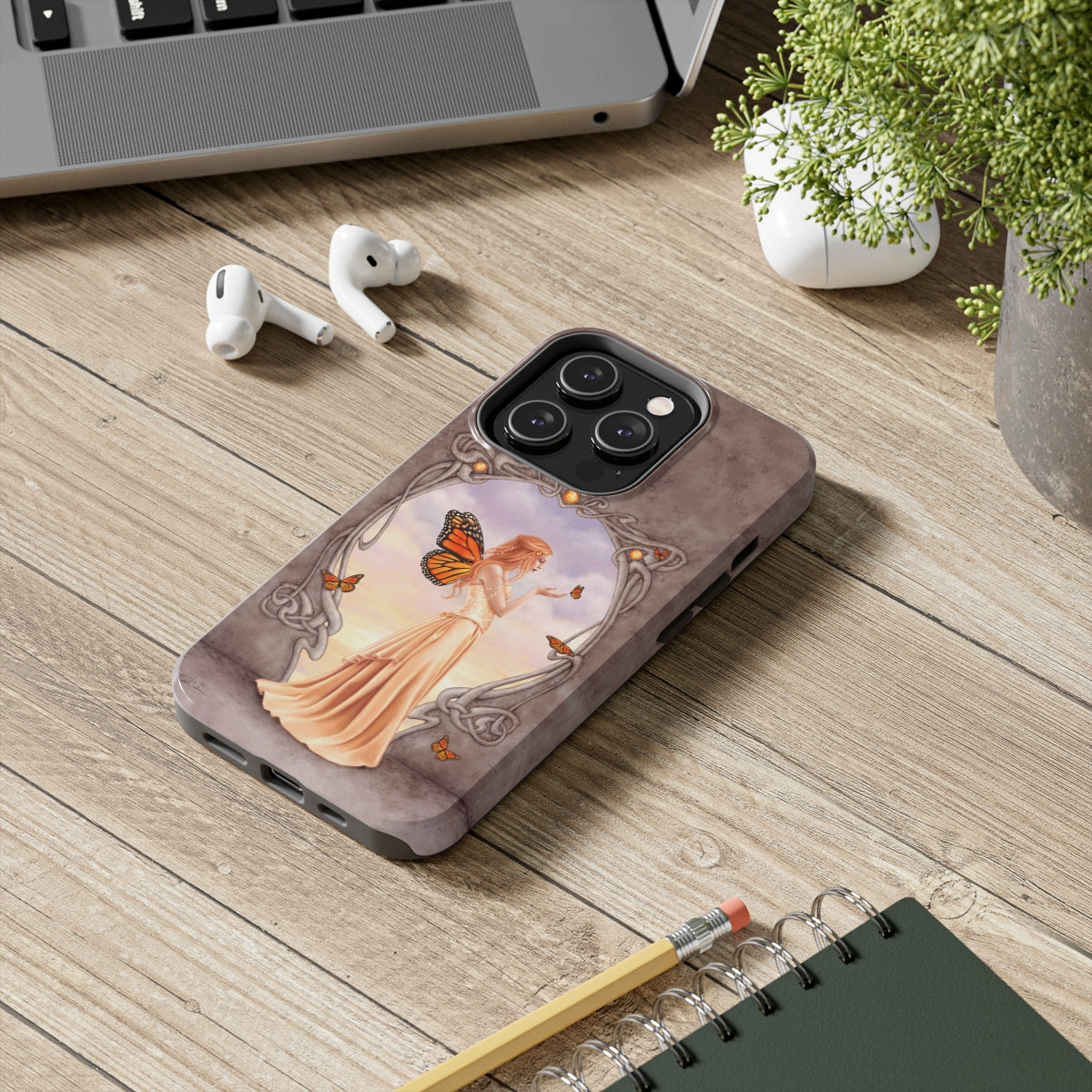Tough Phone Case - Citrine Birthstone Fairy