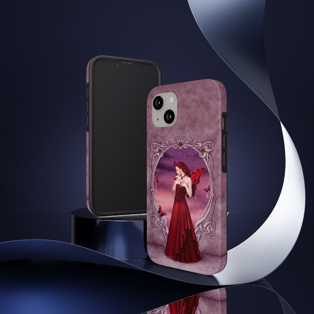 Tough Phone Case - Garnet Birthstone Fairy