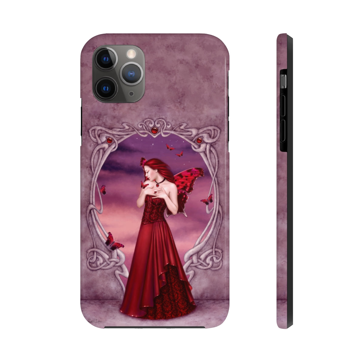 Tough Phone Case - Garnet Birthstone Fairy